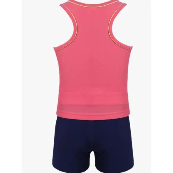 Pretty in Pink & Navy: The Perfect Tankini for Girls Size 14 iEFiEL - Picture 5 of 11